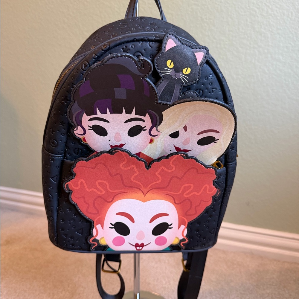 Loungefly Disney Hocus Pocus Sanderson Sisters Mini Backpack Great Condition